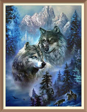 Snow wolves - Diamond Paintings - Diamond Art - Paint With Diamonds - Legendary DIY  | Free shipping | 50% Off
