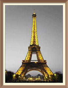Eiffel Tower and Yellow Light - Diamond Paintings - Diamond Art - Paint With Diamonds - Legendary DIY  | Free shipping | 50% Off