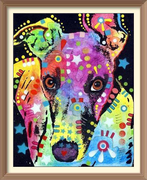 Italian Greyhound - Diamond Paintings - Diamond Art - Paint With Diamonds - Legendary DIY  | Free shipping | 50% Off