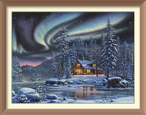Mysterious Night in Winter