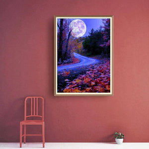 Autumn Moon - Diamond Paintings - Diamond Art - Paint With Diamonds - Legendary DIY  | Free shipping | 50% Off