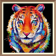 Colorful Tiger - Diamond Paintings - Diamond Art - Paint With Diamonds - Legendary DIY - Best price - Premium - Free Shipping - Arts and Crafts