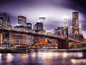 Brooklyn Bridge At Night 3