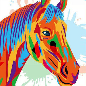 Painting Colorful Horse - Diamond Paintings - Diamond Art - Paint With Diamonds - Legendary DIY  | Free shipping | 50% Off