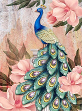 Peacocks & Flower 2