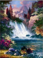 Water Fall in the Woods - Diamond Paintings - Diamond Art - Paint With Diamonds - Legendary DIY  | Free shipping | 50% Off