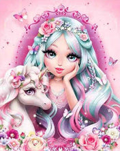 Princess and Unicorn - Diamond Paintings - Diamond Art - Paint With Diamonds - Legendary DIY  | Free shipping | 50% Off