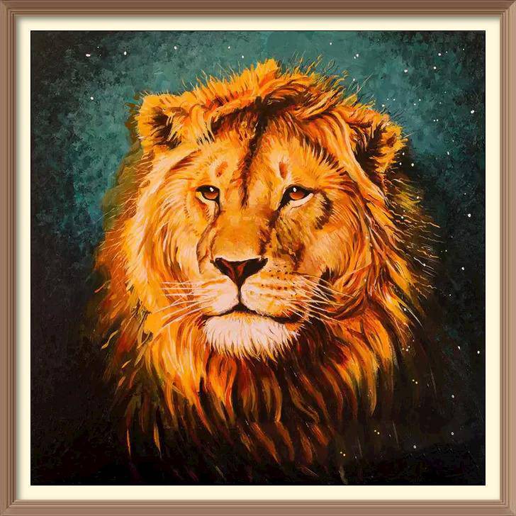 Lion King - Diamond Paintings - Diamond Art - Paint With Diamonds - Legendary DIY - Best price - Premium - Free Shipping - Arts and Crafts