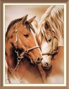 Horse's Love - Diamond Paintings - Diamond Art - Paint With Diamonds - Legendary DIY  | Free shipping | 50% Off