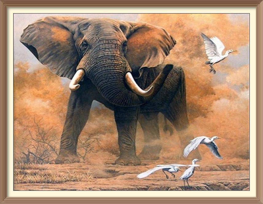 Big Elephant - Diamond Paintings - Diamond Art - Paint With Diamonds - Legendary DIY  | Free shipping | 50% Off