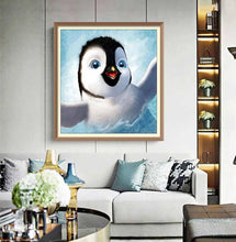 Cartoon Penguin in Water - Diamond Paintings - Diamond Art - Paint With Diamonds - Legendary DIY  | Free shipping | 50% Off