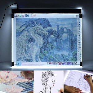Ultra-Thin 3.5mm A4 LED Light Tablet For Diamond Painting (Dimmable) - Diamond Paintings - Diamond Art - Paint With Diamonds - Legendary DIY  | Free shipping | 50% Off