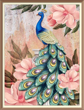 Peacocks & Flower 2
