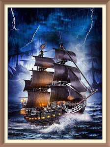 Pirate Ship - Diamond Paintings - Diamond Art - Paint With Diamonds - Legendary DIY  | Free shipping | 50% Off