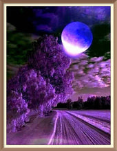 Purple Moon - Diamond Paintings - Diamond Art - Paint With Diamonds - Legendary DIY  | Free shipping | 50% Off