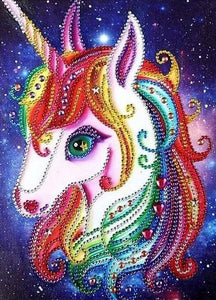 Rainbow Unicorn - Diamond Paintings - Diamond Art - Paint With Diamonds - Legendary DIY  | Free shipping | 50% Off