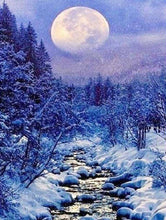 Winter Moon - Diamond Paintings - Diamond Art - Paint With Diamonds - Legendary DIY  | Free shipping | 50% Off