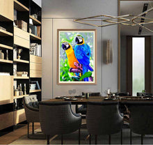 2 Parrots - Diamond Paintings - Diamond Art - Paint With Diamonds - Legendary DIY  | Free shipping | 50% Off