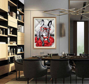 Bulldog Gentleman - Diamond Paintings - Diamond Art - Paint With Diamonds - Legendary DIY  | Free shipping | 50% Off