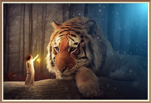 The Sacred Tiger God - Diamond Paintings - Diamond Art - Paint With Diamonds - Legendary DIY  | Free shipping | 50% Off