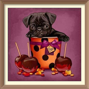 Bulldog Puppy - Diamond Paintings - Diamond Art - Paint With Diamonds - Legendary DIY  | Free shipping | 50% Off