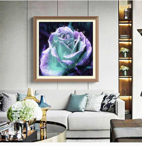 Purple Light Rose - Diamond Paintings - Diamond Art - Paint With Diamonds - Legendary DIY  | Free shipping | 50% Off