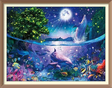River in the Moonlight - Diamond Paintings - Diamond Art - Paint With Diamonds - Legendary DIY - Best price - Premium - Free Shipping - Arts and Crafts